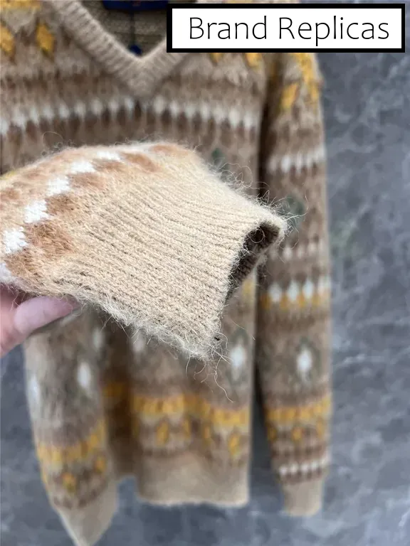 Louis Vuitton Mohair Fair Isle Sweater